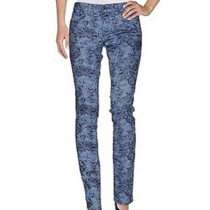 New Tory Burch Super Skinny Jeans Floral size 26